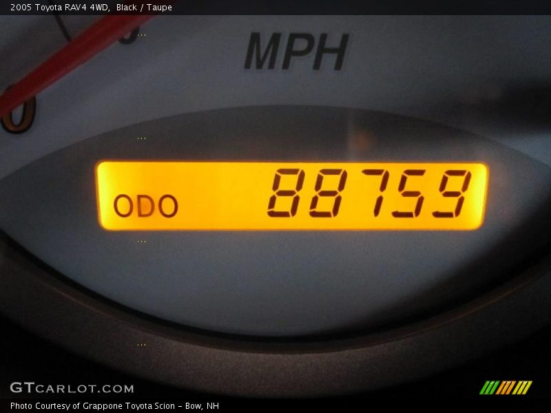 Black / Taupe 2005 Toyota RAV4 4WD