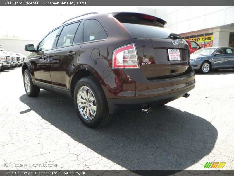 Cinnamon Metallic / Camel 2010 Ford Edge SEL