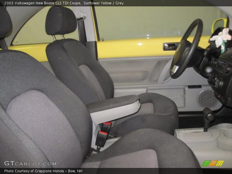 Sunflower Yellow / Grey 2003 Volkswagen New Beetle GLS TDI Coupe