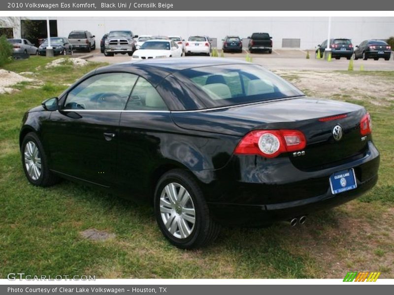 Black Uni / Cornsilk Beige 2010 Volkswagen Eos Komfort