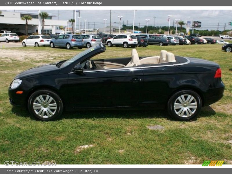Black Uni / Cornsilk Beige 2010 Volkswagen Eos Komfort