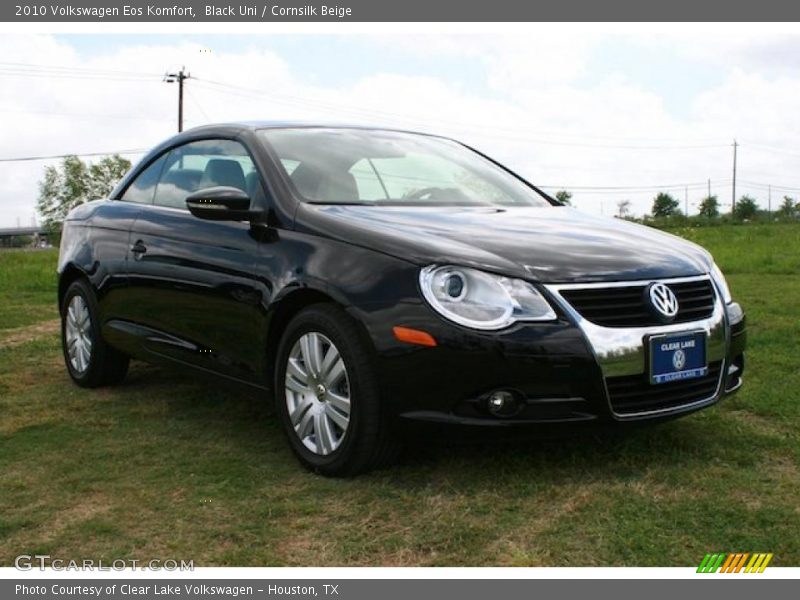 Black Uni / Cornsilk Beige 2010 Volkswagen Eos Komfort