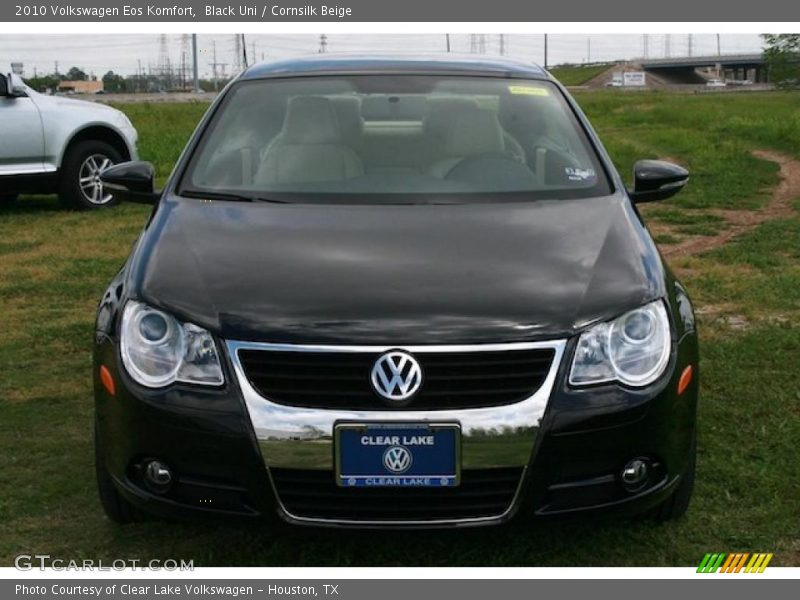 Black Uni / Cornsilk Beige 2010 Volkswagen Eos Komfort