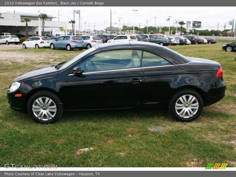 Black Uni / Cornsilk Beige 2010 Volkswagen Eos Komfort
