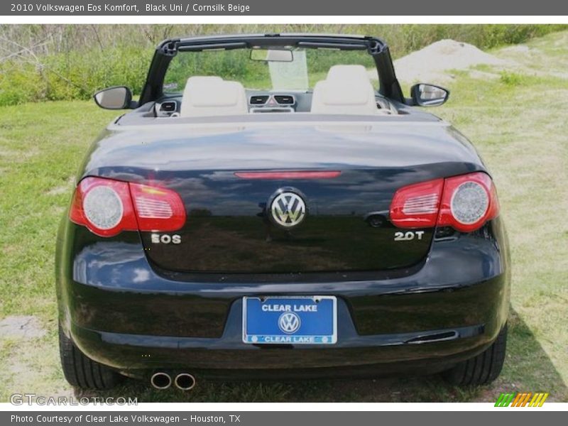 Black Uni / Cornsilk Beige 2010 Volkswagen Eos Komfort
