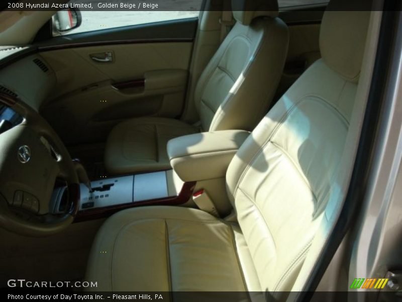 Golden Beige / Beige 2008 Hyundai Azera Limited