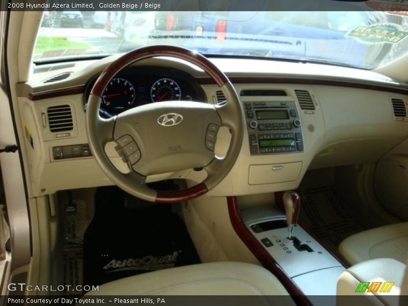 Golden Beige / Beige 2008 Hyundai Azera Limited