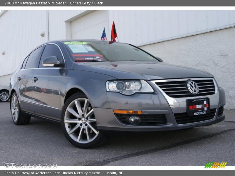 United Gray / Black 2008 Volkswagen Passat VR6 Sedan