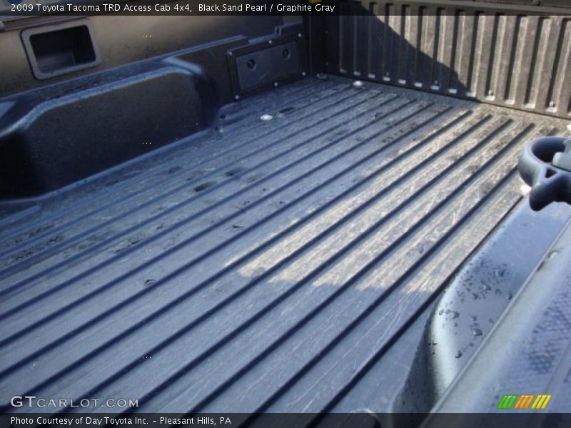 Black Sand Pearl / Graphite Gray 2009 Toyota Tacoma TRD Access Cab 4x4