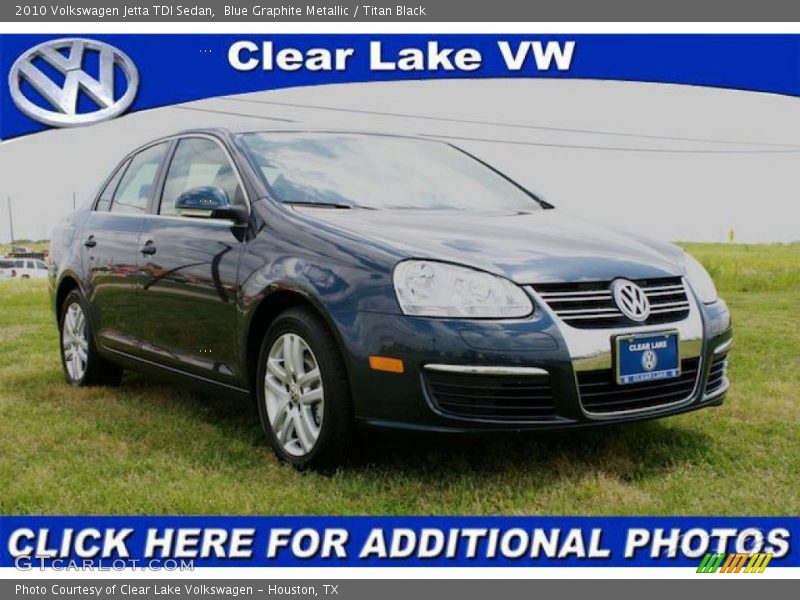 Blue Graphite Metallic / Titan Black 2010 Volkswagen Jetta TDI Sedan
