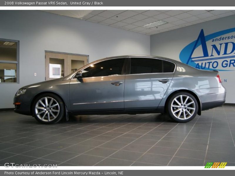 United Gray / Black 2008 Volkswagen Passat VR6 Sedan