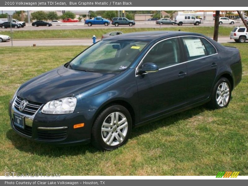Blue Graphite Metallic / Titan Black 2010 Volkswagen Jetta TDI Sedan