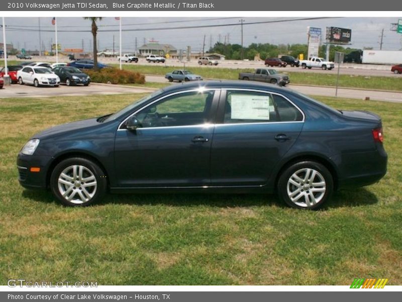 Blue Graphite Metallic / Titan Black 2010 Volkswagen Jetta TDI Sedan
