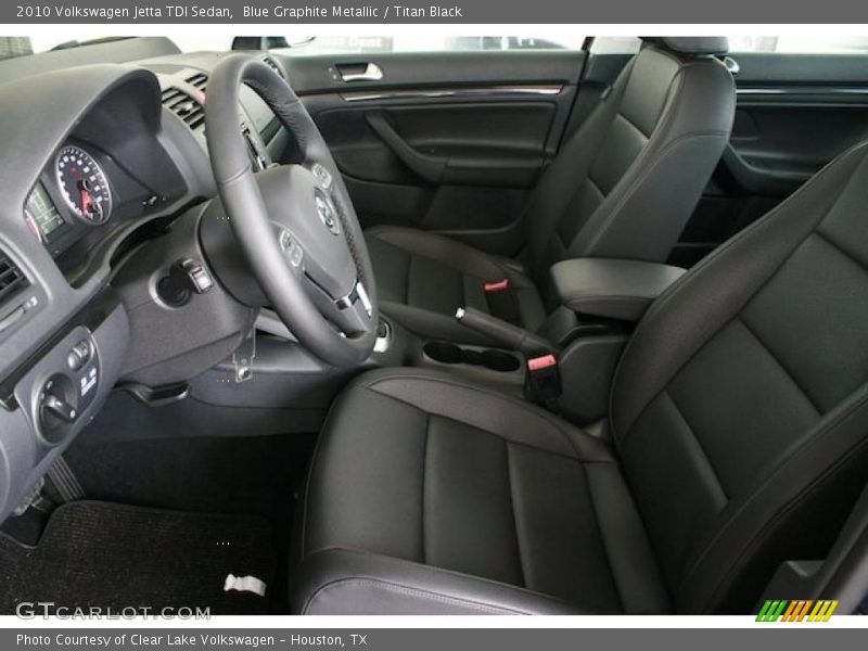 Blue Graphite Metallic / Titan Black 2010 Volkswagen Jetta TDI Sedan