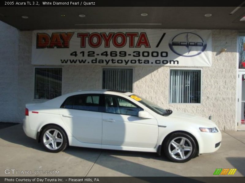 White Diamond Pearl / Quartz 2005 Acura TL 3.2