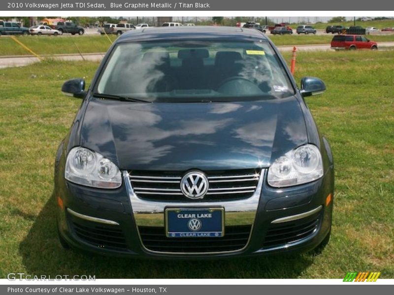 Blue Graphite Metallic / Titan Black 2010 Volkswagen Jetta TDI Sedan