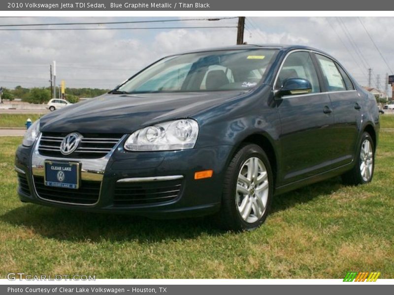 Blue Graphite Metallic / Titan Black 2010 Volkswagen Jetta TDI Sedan