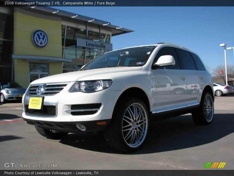 Campanella White / Pure Beige 2008 Volkswagen Touareg 2 V8