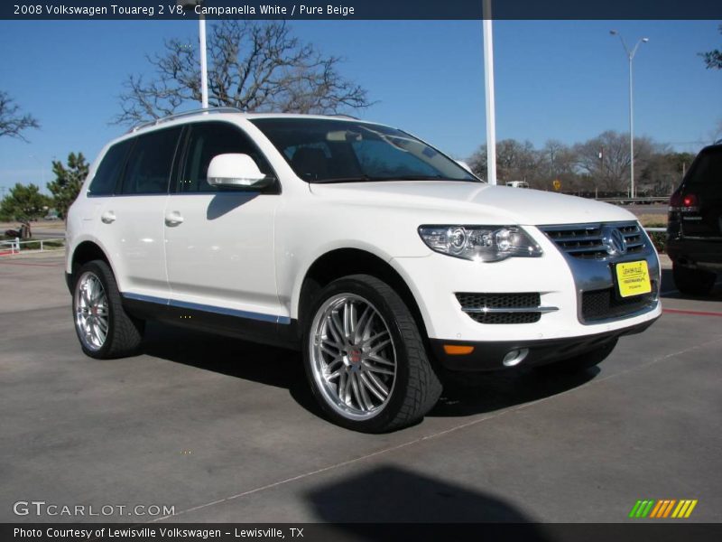 Campanella White / Pure Beige 2008 Volkswagen Touareg 2 V8