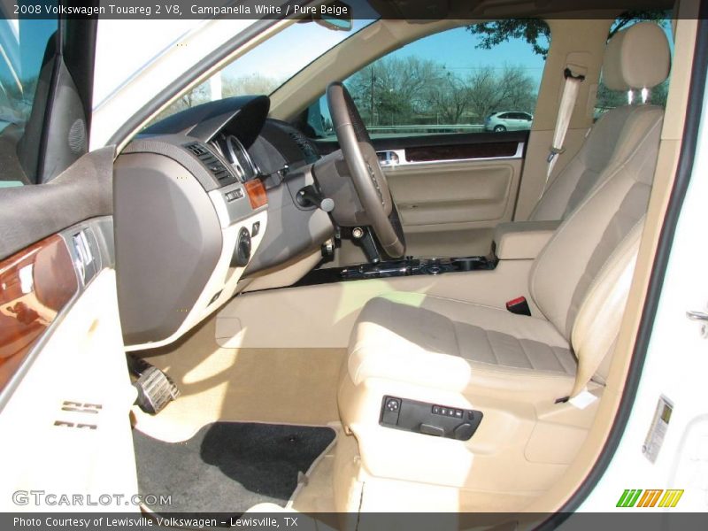 Campanella White / Pure Beige 2008 Volkswagen Touareg 2 V8