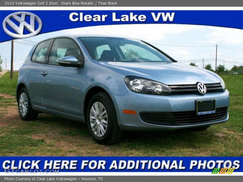 Shark Blue Metallic / Titan Black 2010 Volkswagen Golf 2 Door