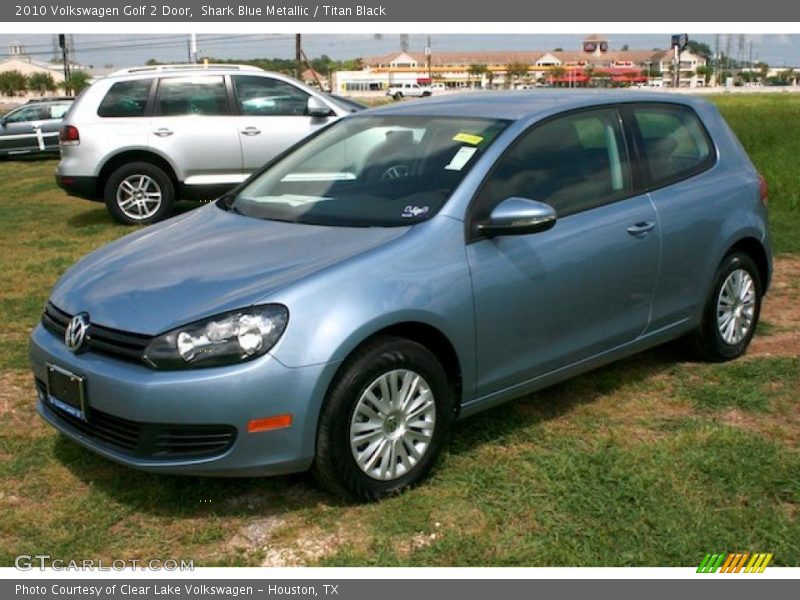 Shark Blue Metallic / Titan Black 2010 Volkswagen Golf 2 Door