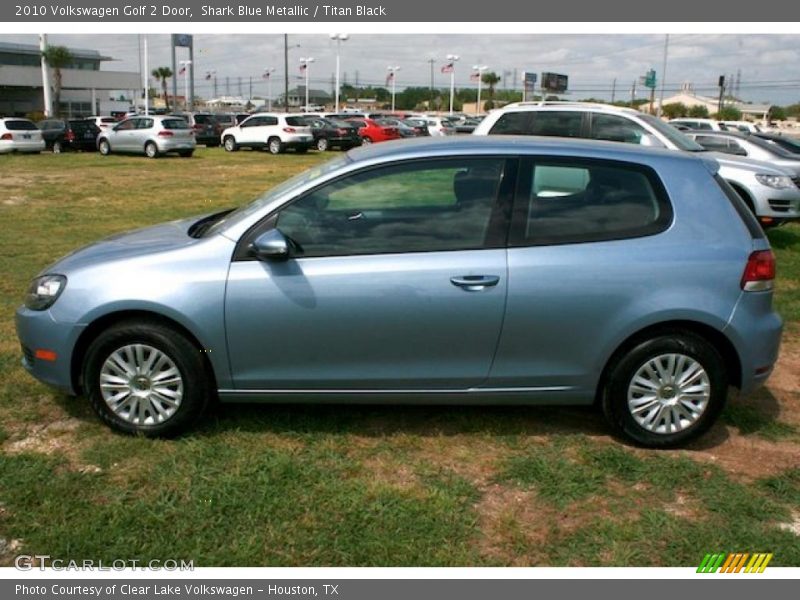 Shark Blue Metallic / Titan Black 2010 Volkswagen Golf 2 Door