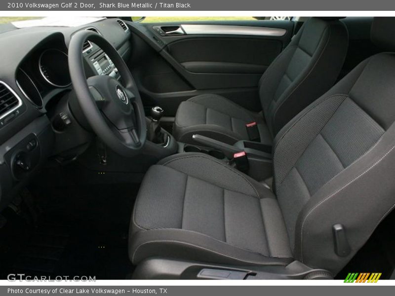 Shark Blue Metallic / Titan Black 2010 Volkswagen Golf 2 Door
