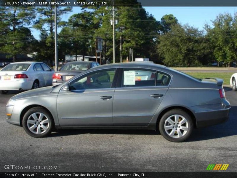 United Gray / Black 2008 Volkswagen Passat Turbo Sedan