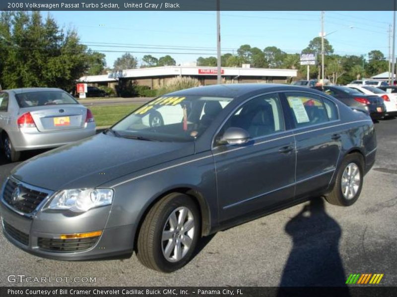 United Gray / Black 2008 Volkswagen Passat Turbo Sedan