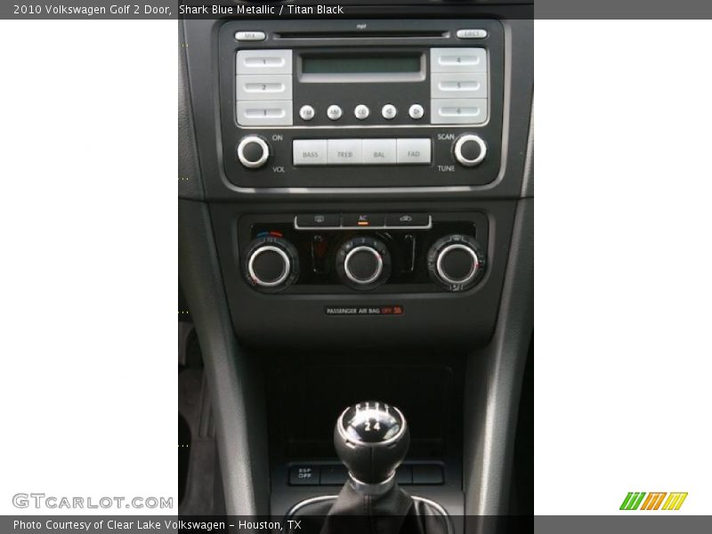 Shark Blue Metallic / Titan Black 2010 Volkswagen Golf 2 Door