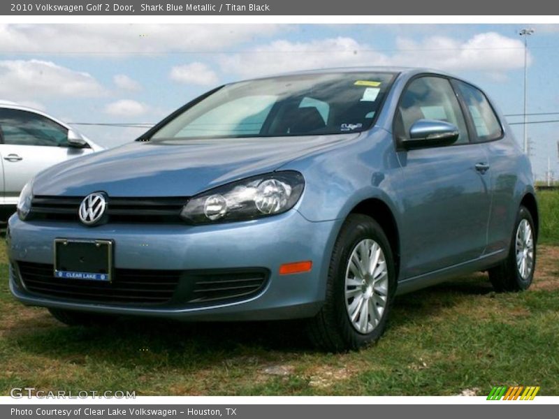 Shark Blue Metallic / Titan Black 2010 Volkswagen Golf 2 Door