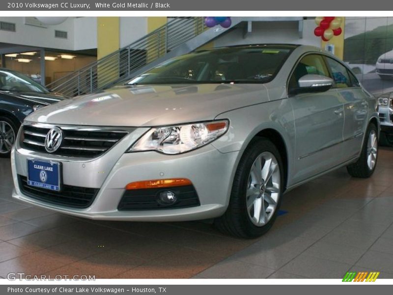 White Gold Metallic / Black 2010 Volkswagen CC Luxury
