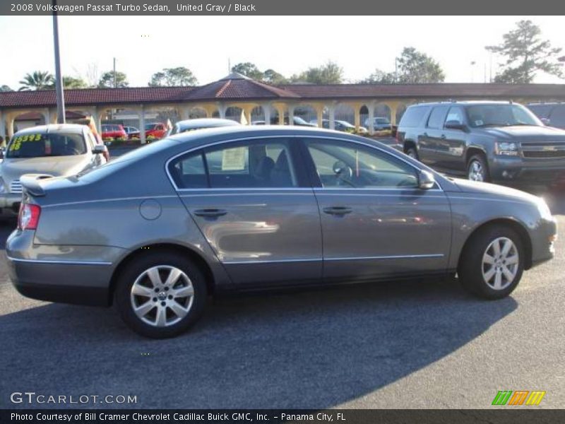 United Gray / Black 2008 Volkswagen Passat Turbo Sedan