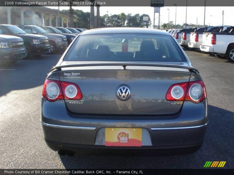 United Gray / Black 2008 Volkswagen Passat Turbo Sedan