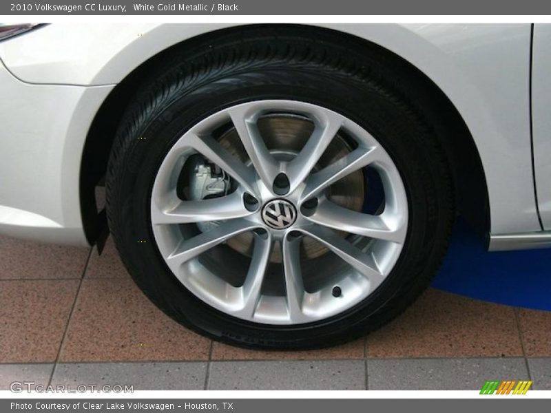 White Gold Metallic / Black 2010 Volkswagen CC Luxury