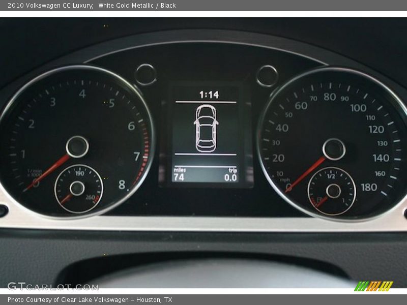 White Gold Metallic / Black 2010 Volkswagen CC Luxury
