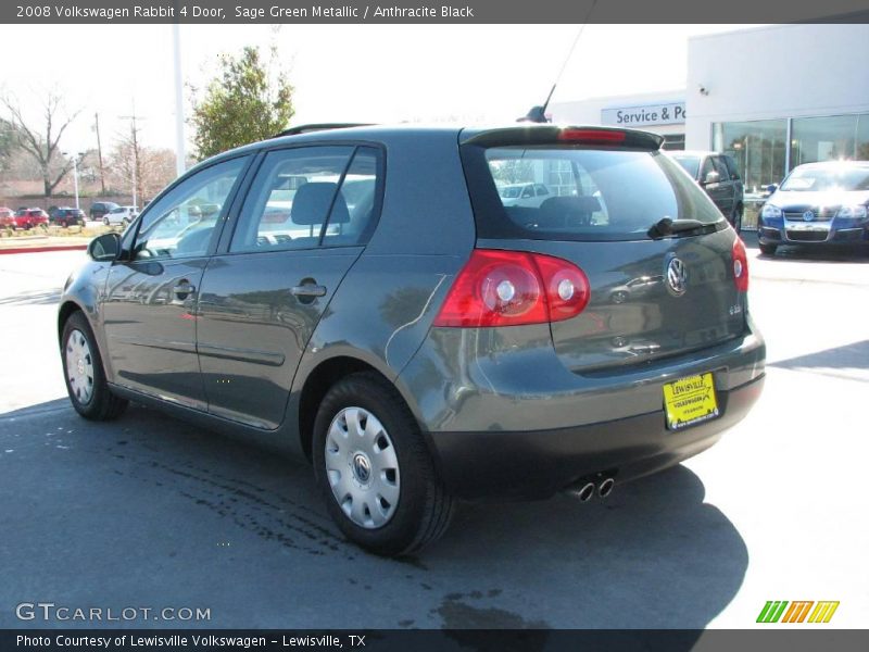 Sage Green Metallic / Anthracite Black 2008 Volkswagen Rabbit 4 Door