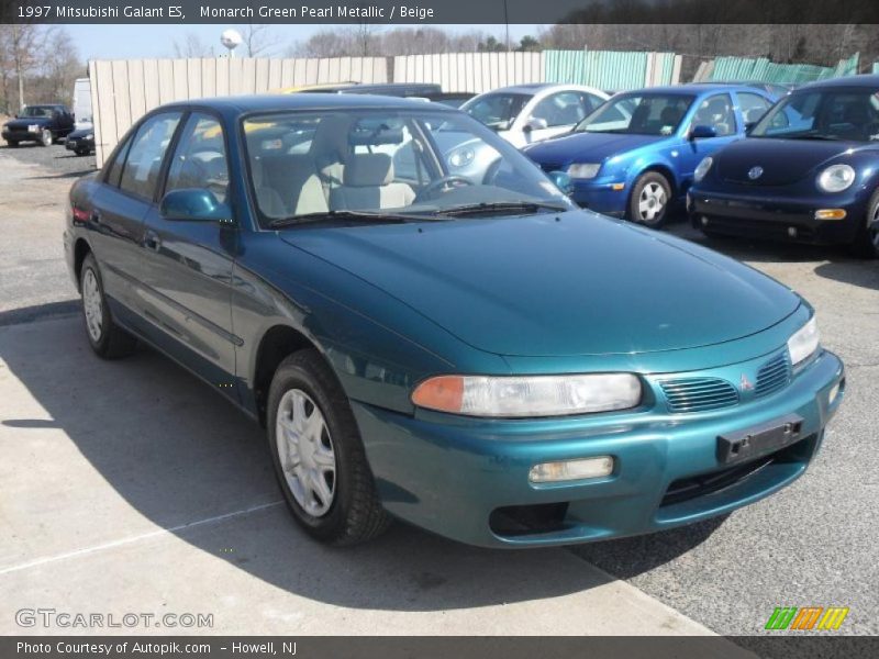  Monarch Green Pearl Metallic / Beige 1997 Mitsubishi Galant ES