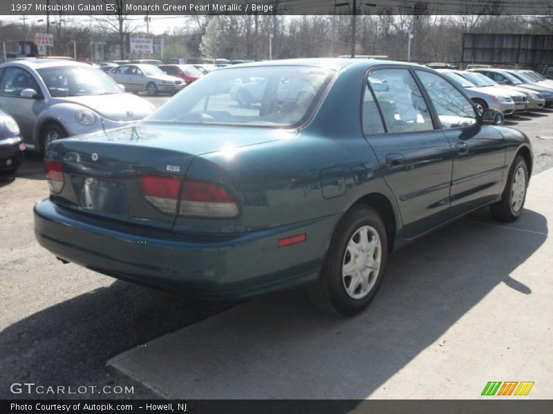  Monarch Green Pearl Metallic / Beige 1997 Mitsubishi Galant ES