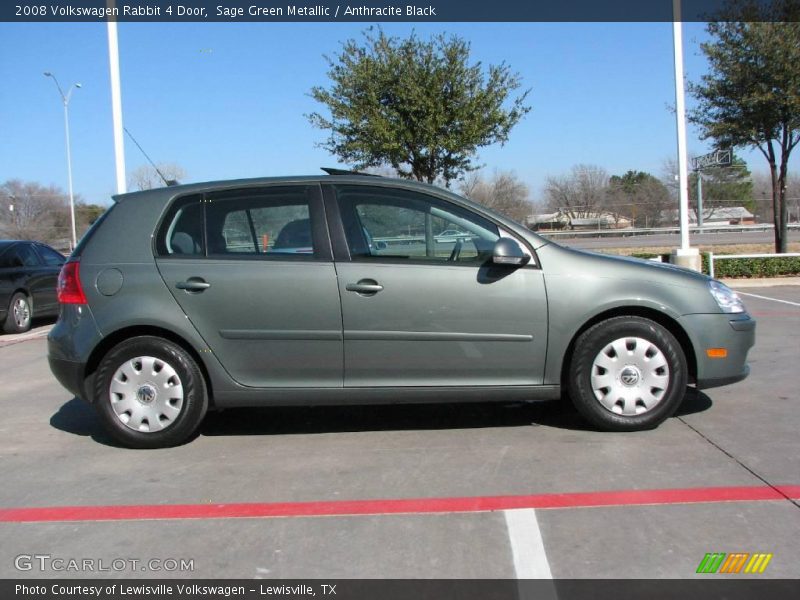 Sage Green Metallic / Anthracite Black 2008 Volkswagen Rabbit 4 Door