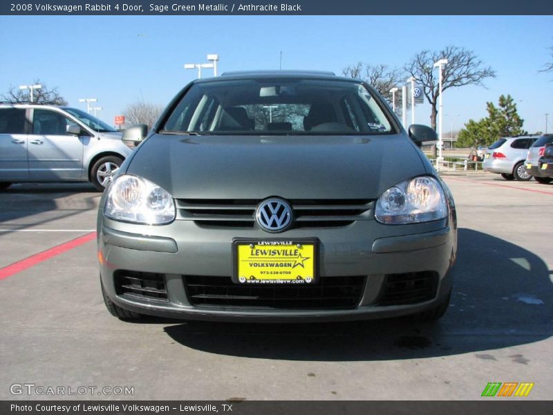 Sage Green Metallic / Anthracite Black 2008 Volkswagen Rabbit 4 Door