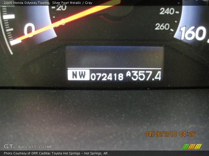Silver Pearl Metallic / Gray 2006 Honda Odyssey Touring