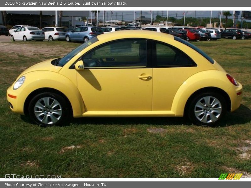 Sunflower Yellow / Black 2010 Volkswagen New Beetle 2.5 Coupe