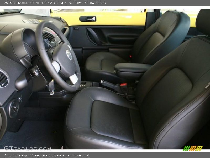 Sunflower Yellow / Black 2010 Volkswagen New Beetle 2.5 Coupe