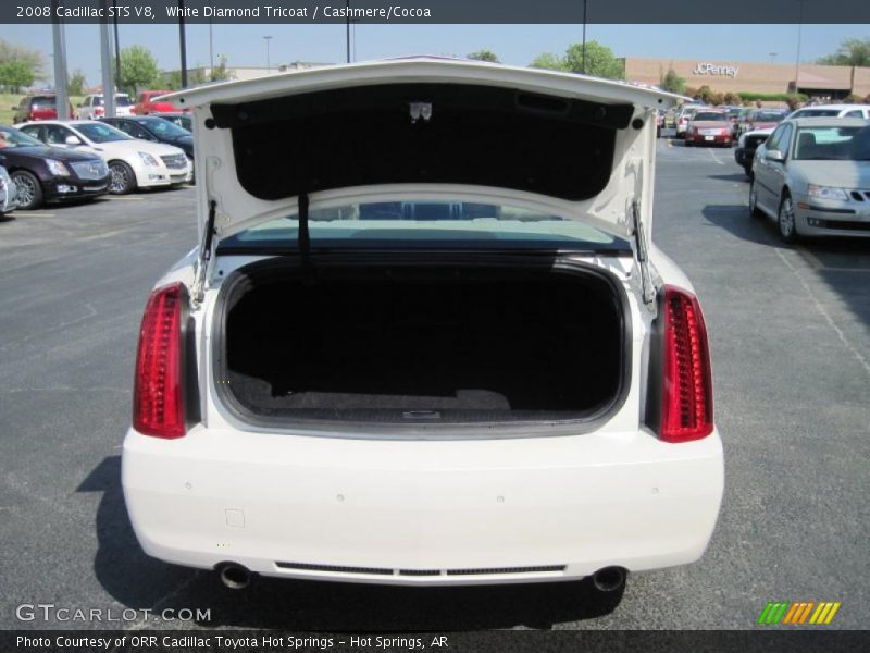 White Diamond Tricoat / Cashmere/Cocoa 2008 Cadillac STS V8