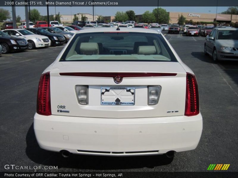 White Diamond Tricoat / Cashmere/Cocoa 2008 Cadillac STS V8