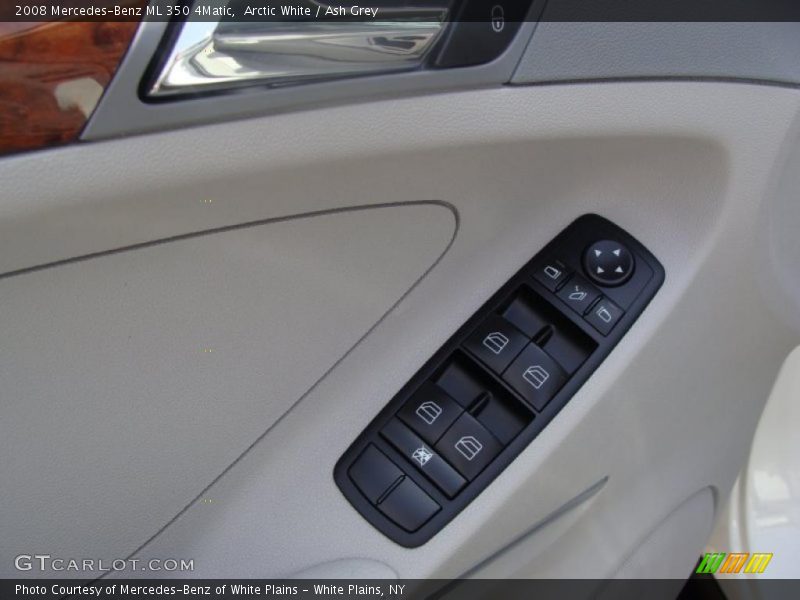 Arctic White / Ash Grey 2008 Mercedes-Benz ML 350 4Matic