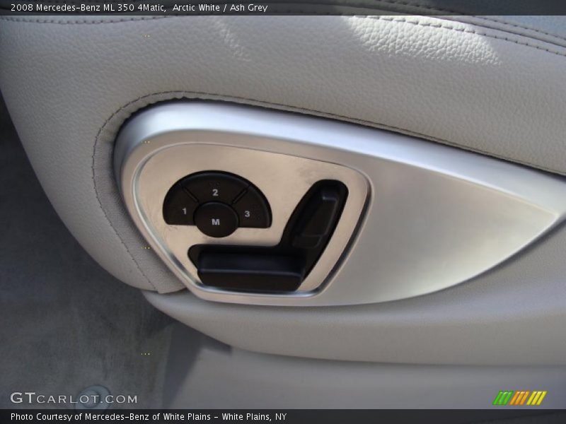 Arctic White / Ash Grey 2008 Mercedes-Benz ML 350 4Matic