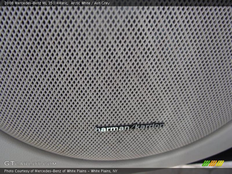 Arctic White / Ash Grey 2008 Mercedes-Benz ML 350 4Matic